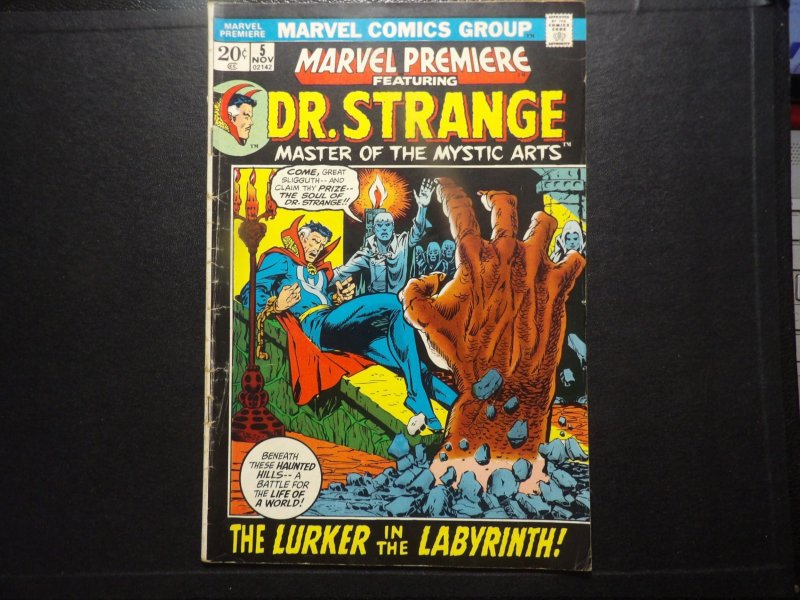 Marvel Premiere #5 (1972) Dr Strange VG+