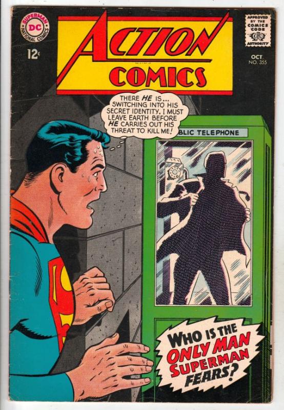 Action Comics #355 (Oct-67) FN/VF Mid-High-Grade Superman