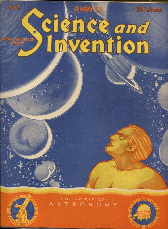 SCIENCE AND INVENTION 02/1929-GERNSBACK-SEVERED DOGS HEAD-DUNNINGER-vf