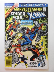 Marvel Team-Up Annual #1 (1976) W/ The X-Men! VG Condition!