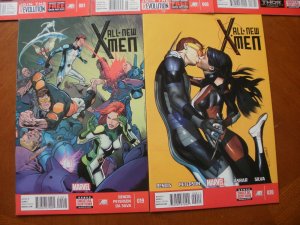 5 Near-Mint Marvel ALL-NEW X-MEN Comic #1 #6 #18 #19 #20 (2013 2014 Bendis Silva
