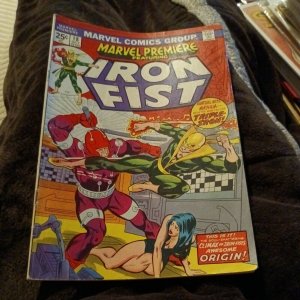 MARVEL PREMIERE #18 (1974) Iron Fist origin issue 1st Appearance of Joy Meachum