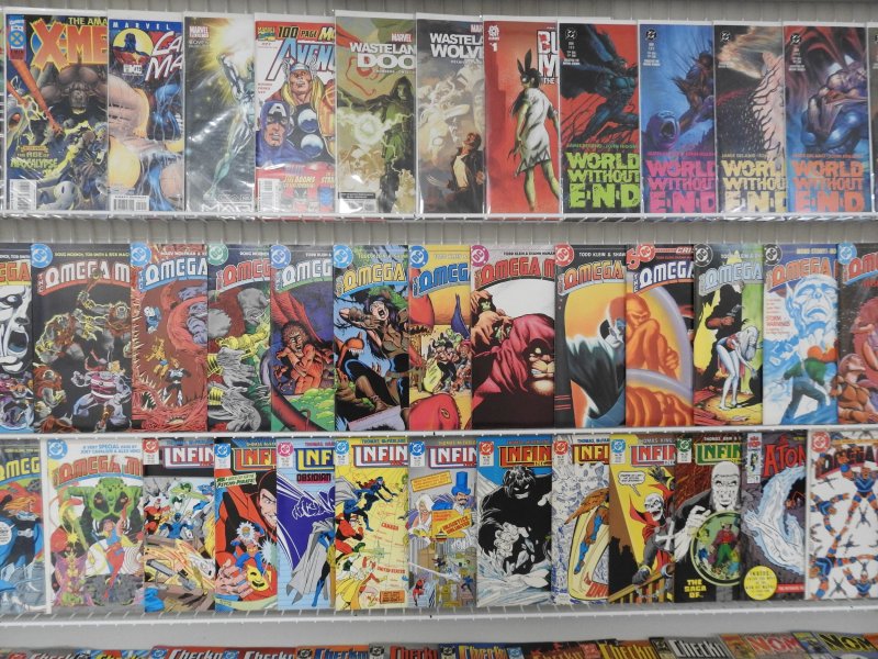 Huge Lot 180+ Comics W/ Alpha Flight, Omega Men, +More! Avg VF- Condition!