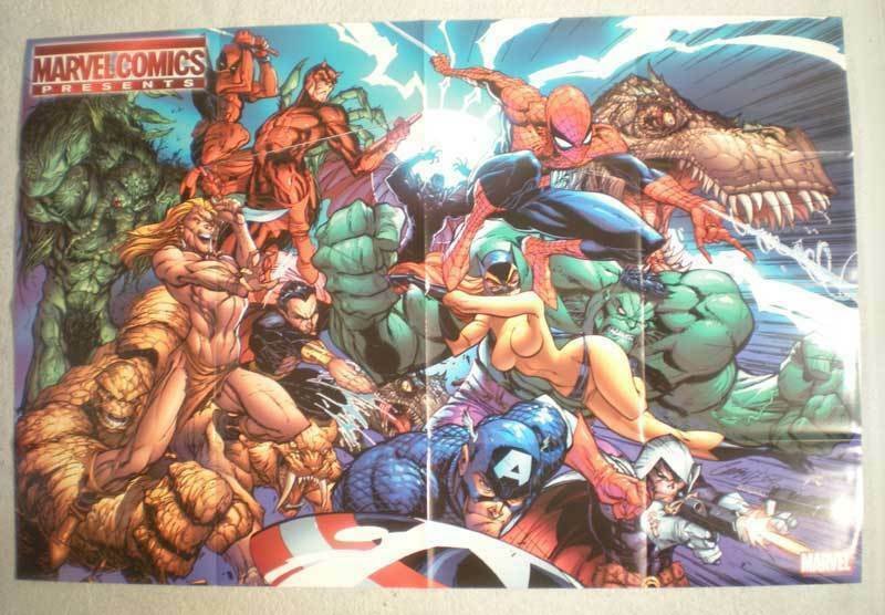 MARVEL COMICS PRESENTS Promo Poster, 36x24, Unused, Captain America, Hulk