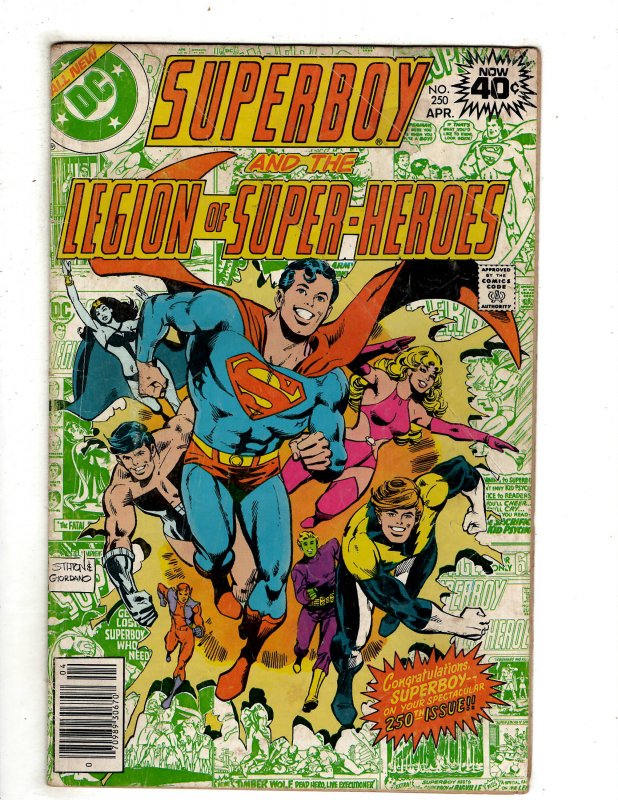 Legion of SuperHeroes 250 (1980) DC Comic Superman Flash OF7 Comic