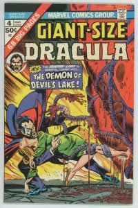 Giant Size Dracula 4 NM 9.4 Marvel 1974 Bronze Age