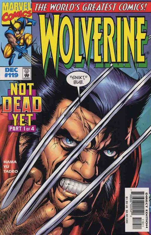 WOLVERINE 119-122 Not Dead Yet complete story!