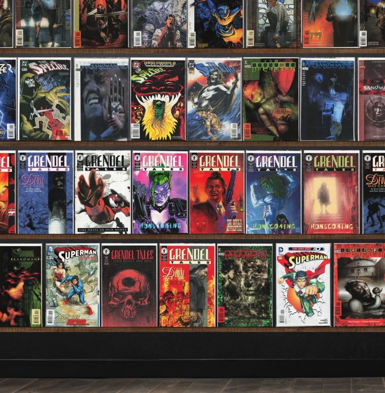 Huge Lot 150+ Comics with Hellblazer, The Sandman, The Spectre & More!