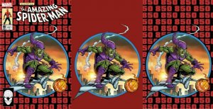 AMAZING SPIDERMAN #49 850 RON LIM 300 HOMAGE VIRGIN VARIANT 3 PACK !