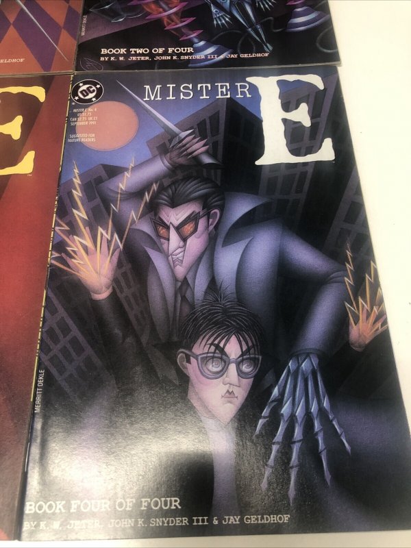 Mister E (1991) Complete Set Issues # 1-4 (VF/NM) DC Comics • K.W. Jeter •Snyder