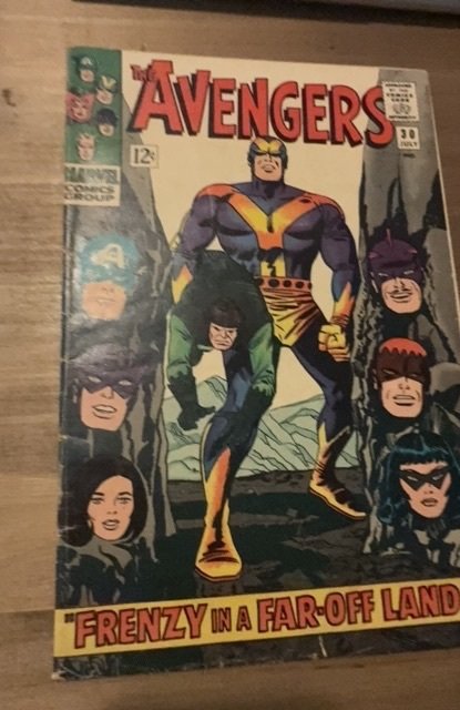 The Avengers #30 (1966)frenzy in a far off land