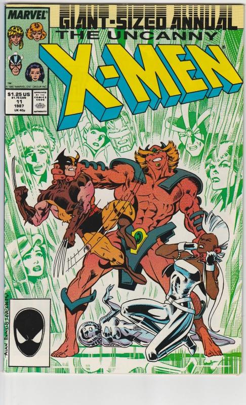 4 X-Men Marvel Comic Books Annual # 9 10 11 13 Wolverine Storm Colossus WM6