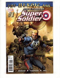 Steve Rogers: Super Soldier #1 (2010) Ed Brubaker / ID#984