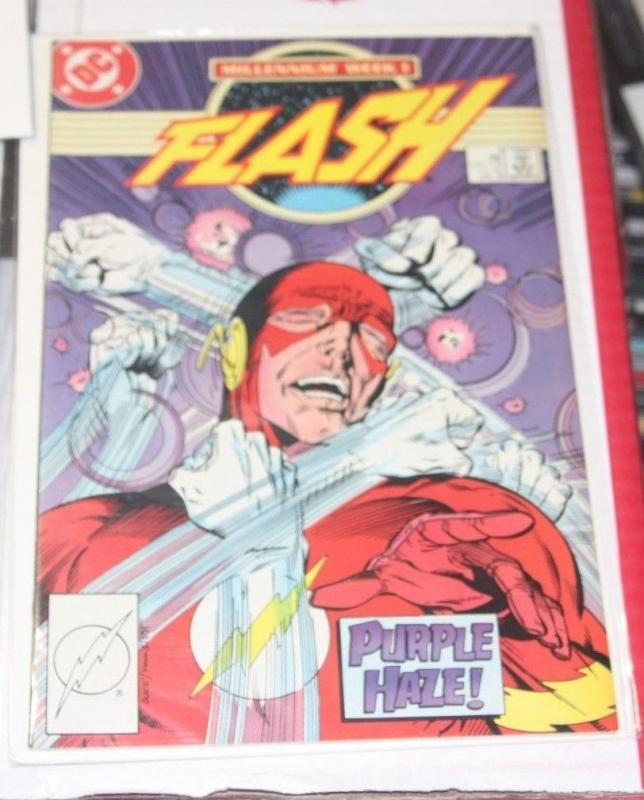 FLASH # 8 (Jan 1988, DC)  + WALLY WEST  MILLENNIUM  