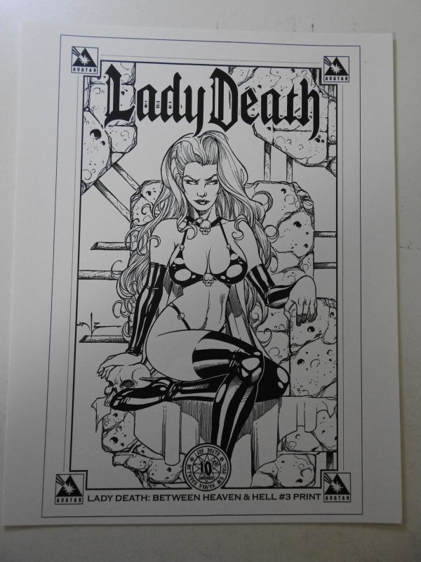 Lady Death: Between Heaven and Hell #3 10th Anniversary Print Set (1995) VF/NM!