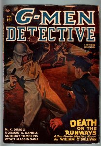 G-MEN DETECTIVE NOV 1947-DAN FOWLER-HARD BOILED PULP VG