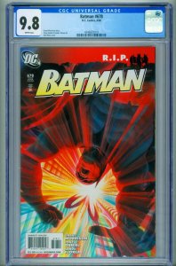 Batman #678 CGC 9.8 cool cover comic book DC 4346835019