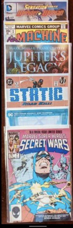 Marvel Super Heroes Secret Wars #7 (1984) and more! 5 Books!
