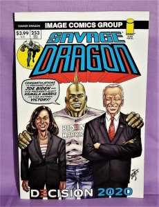 SAVAGE DRAGON #253 2nd Print Biden Harris Variant Cover (Image 2021)