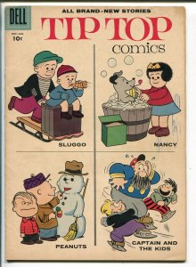 TIP TOP #211 1958-DELL-NANCY-SLUGGO-PEANUTS-CHARLIE BROWN-vg 