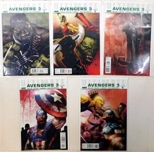 Ultimate Avengers 3rd Lot 5 #2, 3, 4, 5, 6 2010 Marvel Nerd Hulk Comics