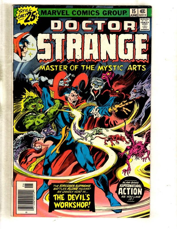 Lot Of 3 Doctor Strange Marvel Comic Books # 14 15 16 Avengers Hulk Thor FM1