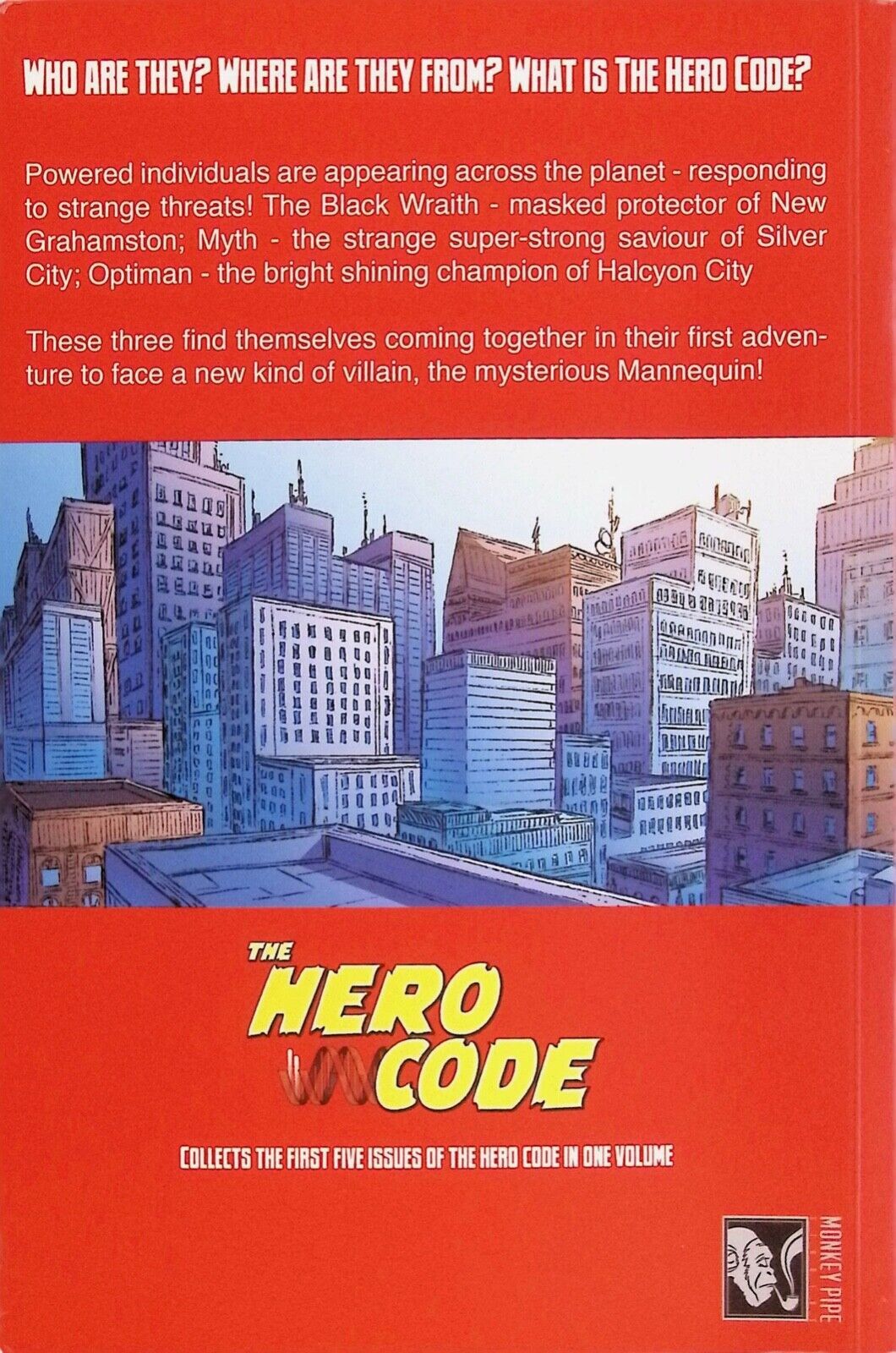 THE HERO CODE Volume 1 The Menace of the Mannequin Graphic Novel Comic ...