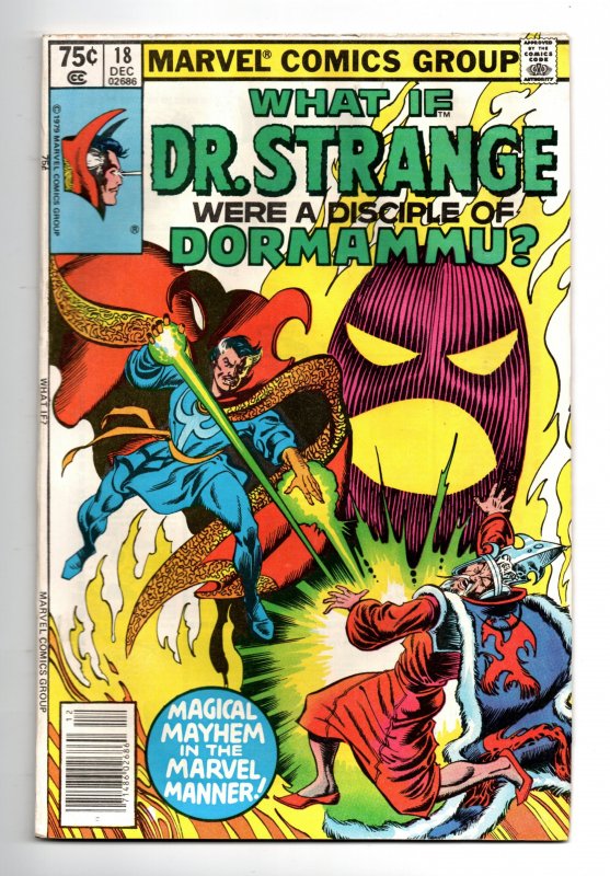 WHAT IF? #18 (1979) TOM SUTTON | NEWSSTAND | 1ST APP: DARK DR. STRANGE