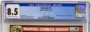 Eternals #1 - CGC 8.5 - Marvel - 1976 - Jack Kirby! First appearance & origin!