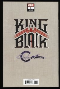 King in Black #1 NM 9.4 Signed! Clayton Crain Virgin Variant