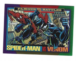 1993 Marvel Universe #152 Spider-Man vs Venom