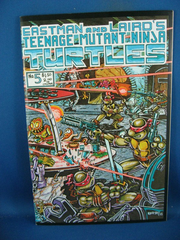 TEENAGE MUTANT NINJA TURTLES 5 NM FIRST PRINT 1985