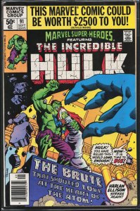 Marvel Super-Heroes #91 (1980) Hulk