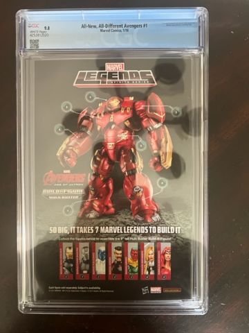All-New, All-Different Avengers #1 (2016) - CGC 9.8 - PERFECT !