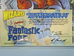 Fantastic Four #1 - Wizard 1/2 w/ COA - 3rd Series NM (1998)