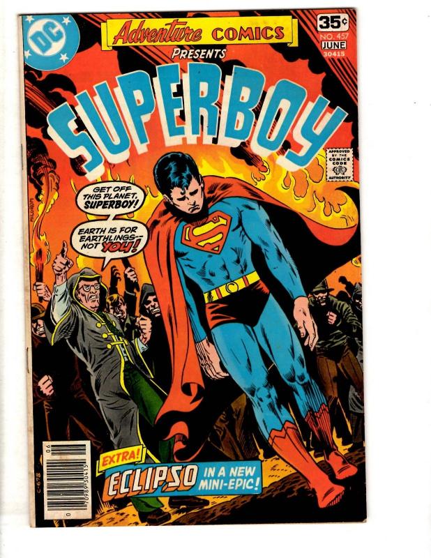 8 DC Comics Superboy 1 14 + Adventure Comics # 453 454 455 456 457 449 JG6