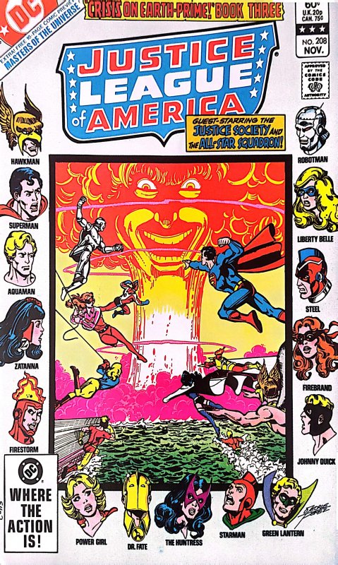 Justice League of America #208 (1982) Crime Syndicate & Justice Society