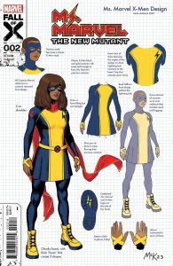 MS Marvel The New Mutant # 2 Design 1:10 Variant Cover NM Marvel Ships Sept 27th