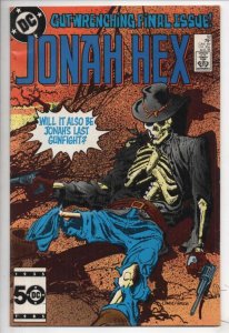 JONAH HEX #92, VF/NM, Last issue, Morrow Blaze of Glory,1977 1985, more in store