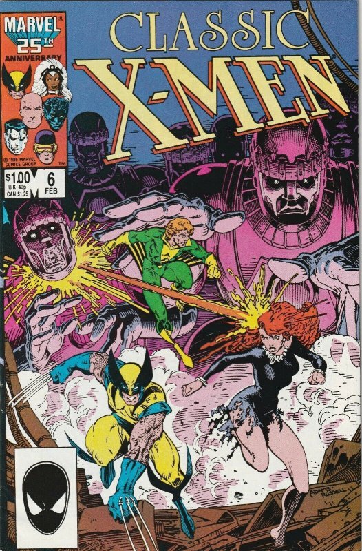 Classic X-Men #6 (1986) Marvel Comics