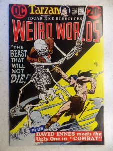 WEIRD WORLDS # 5 DC TARZAN MARS JUNGLE RARE BURROUGHS ACTION ADVENTURE