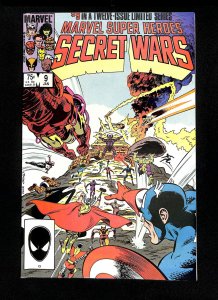 Marvel Super-Heroes Secret Wars #9 Avengers!  Iron Man!