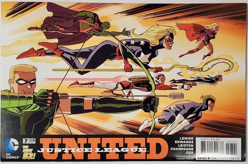 *Justice League United 1-14, Ann 1, Future's End; Lenticular Variant