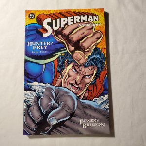 Superman Doomsday Hunter Prey 1 Near Mint Cover by Jurgens and Breeding