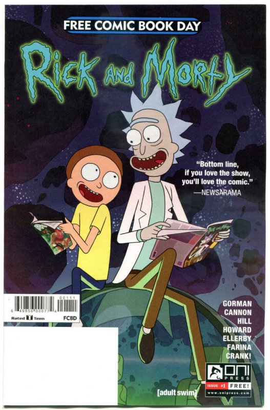 RICK and MORTY #1, NM, FCBD, Adult Swim, 2017, more Promo / items in store