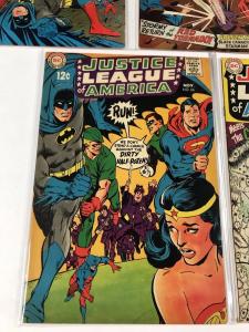 Justice League Of America 63 64 65 66 68 69 70 71 72 Vf/nm Dc Silver Age