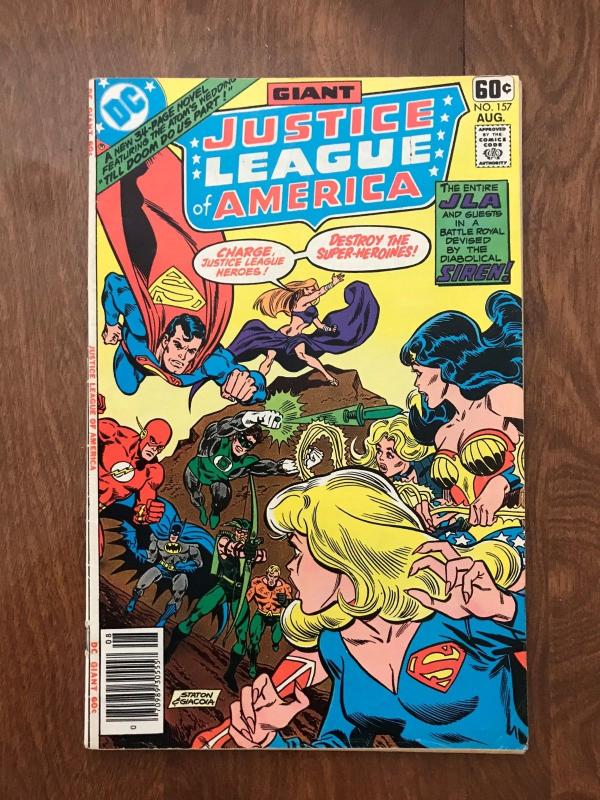 Justice League of America #157 (DC Comics; Aug, 1978) - Giant issue - Fine