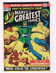 Marvel Greatest Comics #44 VG Marvel Comic Comic Book Fantastic Four DE36