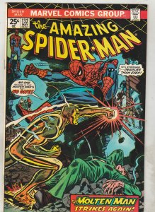 The Amazing Spider-Man #132 (1974) Molten Man! High-grade NM- Lynchburg  CERT!