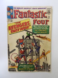 Fantastic Four #26 (1964) GD condition moisture damage, rusty staples